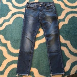 Articles of Society Raw Hem Ankle Skinny Jeans